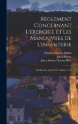 Cover-Bild zum Titel 'Règlement concernant l'exercice et les manouvres de l'infanterie: Du premier aout 1791 Volume v.1-2' von 'France Armée Infanterie'
