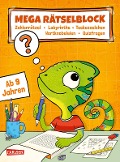 Rätseln für Kinder ab 8: Mega Rätselblock - Zahlenrätsel, Labyrinthe, Teekesselchen, Wortknobeleien, Quizfragen - Jasmin Riter