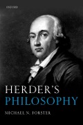 Cover-Bild zum Titel 'Herder's Philosophy' von 'Michael N. Forster'