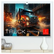 Cover-Bild zum Titel 'Truck Fantasien (hochwertiger Premium Wandkalender 2026 DIN A2 quer), Kunstdruck in Hochglanz' von 'Peter Roder'