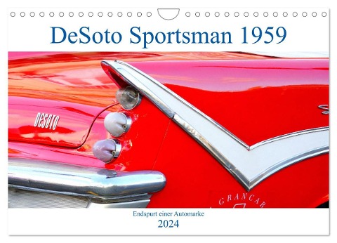 DeSoto Sportsman 1959 - Endspurt einer Automarke (Wandkalender 2024 DIN A4 quer), CALVENDO Monatskalender - Henning von Löwis of Menar
