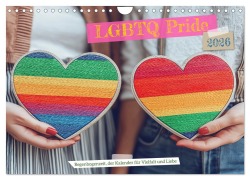 Cover-Bild zum Titel 'LGBTQ Pride - Regenbogenzeit, der Kalender für Vielfalt und Liebe (Wandkalender 2026 DIN A4 quer), CALVENDO Monatskalender' von 'Mb Fotografie'