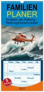 Cover-Bild zum Titel 'Familienplaner 2027 - Im Bann der Rettung - Rettungshubschrauber mit 5 Spalten (Wandkalender, 21 x 45 cm) CALVENDO' von 'Susan Michel'