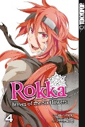 Cover-Bild zum Titel 'Rokka - Braves of the Six Flowers 04' von 'Ishio Yamagata, Kei Toru, Miyagi'