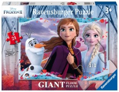 Cover-Bild zum Titel 'Ravensburger Kinderpuzzle 03036 - Die Eiskönigin 2: Zauberhafte neue Welt - Bodenpuzzle mit 24 großen Puzzleteilen, für kleine Disney-Fans ab 3 Jahren' von ''