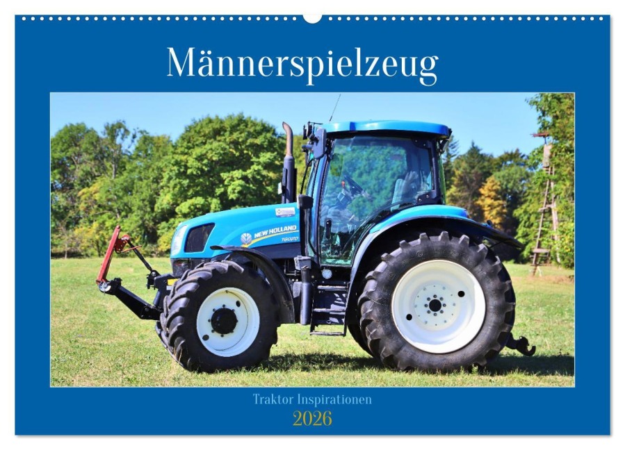 Männerspielzeug Traktor Inspirationen (Wandkalender 2026 DIN A2 quer), CALVENDO Monatskalender - Günther Geiger
