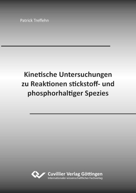 Kinetische Untersuchungen zu Reaktionen stickstoff- und phosphorhaltiger Spezies - 