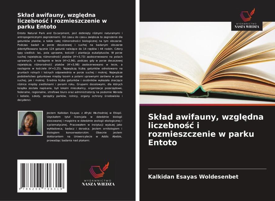 Sk¿ad awifauny, wzgl¿dna liczebno¿¿ i rozmieszczenie w parku Entoto - Kalkidan Esayas Woldesenbet