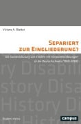 Cover-Bild zum Titel 'Separiert zur Eingliederung?' von 'Viviane A. Blatter'