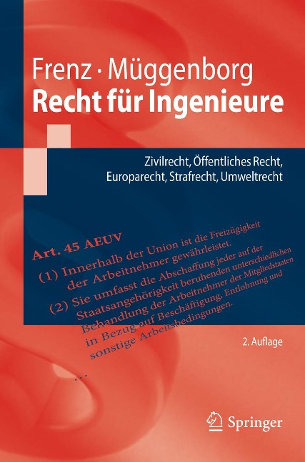 Recht für Ingenieure - Walter Frenz, Hans-Jürgen Müggenborg