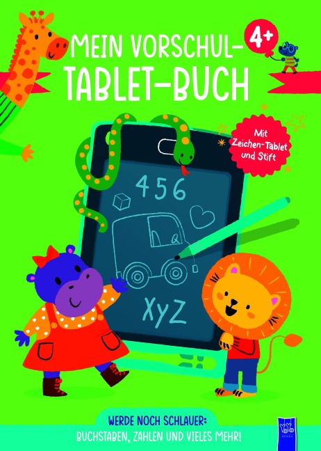 Mein Vorschul-Tablet-Buch 4 + (grünes Cover) - 