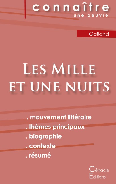 Fiche de lecture Les Mille et une nuits (Analyse littéraire de référence et résumé complet) - Antoine Galland