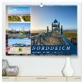 Norddeich Spaziergang vom Hafen bis zum Strand (hochwertiger Premium Wandkalender 2024 DIN A2 quer), Kunstdruck in Hochglanz - A. Dreegmeyer