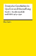 Cover-Bild zum Titel 'Deutsche Geschichte 11 in Quellen und Darstellung' von ''