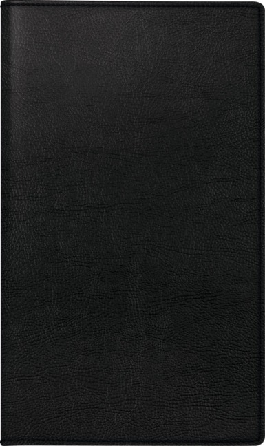 rido/idé 7012144906 | Taschenkalender Mod. TM 15 2026 | A6, Kunstleder, schwarz - 