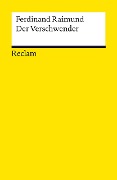 Cover-Bild zum Titel 'Der Verschwender' von 'Ferdinand Raimund'
