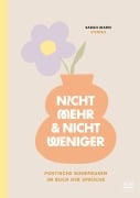Cover-Bild zum Titel 'Nicht mehr und nicht weniger' von 'Sarah Marie'