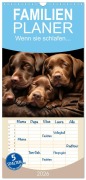 Familienplaner 2026 - Wenn sie schlafen... mit 5 Spalten (Wandkalender, 21 x 45 cm) CALVENDO - Daniela Tapper