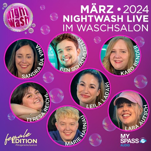 NightWash Live, März 2024 - Female Edition - Lara Autsch, Karo Bender, Marie Harnau, Leila Ladari, Teresa Reichl