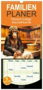 Cover-Bild zum Titel 'Familienplaner 2027 - Tierisch lustige Saunafreunde mit 5 Spalten (Wandkalender, 21 x 45 cm) CALVENDO' von 'Peter Rübsamen'