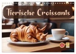 Cover-Bild zum Titel 'Tierische Croissants (Wandkalender 2026 DIN A4 quer), CALVENDO Monatskalender' von 'ShirtScene ShirtScene'