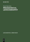 Pedagogical lexicography - 