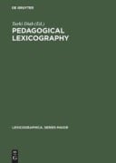Cover-Bild zum Titel 'Pedagogical lexicography' von ''