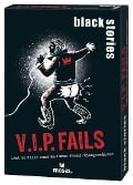 Cover-Bild zum Titel 'black stories V.I.P. Fails' von 'Corinna Harder, Jens Schumacher'