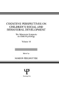 Cover-Bild zum Titel 'Cognitive Perspectives on Children's Social and Behavioral Development' von ''