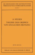 Cover-Bild zum Titel 'Die Theorie der Gruppen von Endlicher Ordnung' von 'Andreas Speiser'