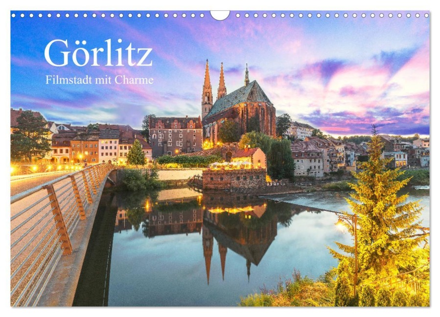 Görlitz - Fimstadt mit Charme (Wandkalender 2026 DIN A3 quer), CALVENDO Monatskalender - Studio-Fifty-Five Männel