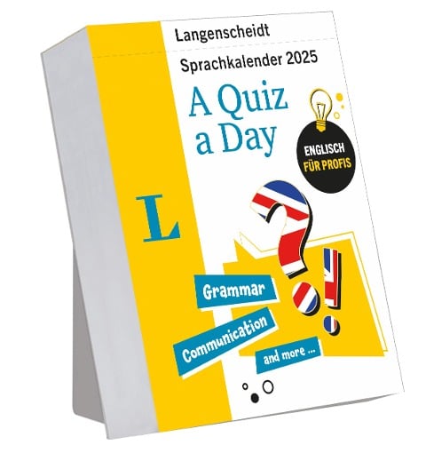 Langenscheidt Sprachkalender Englisch A Quiz a Day 2025 - 