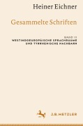 Cover-Bild zum Titel 'Heiner Eichner: Gesammelte Schriften' von 'Heiner Eichner'