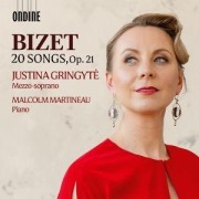 Cover-Bild zum Titel 'Bizet: 20 Lieder op. 21' von 'Justina/Martineau Gringyte'