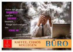 Cover-Bild zum Titel 'Büro - Kaffee, Chaos, Kollegen (Wandkalender 2026 DIN A3 quer), CALVENDO Monatskalender' von 'Roder Roder'
