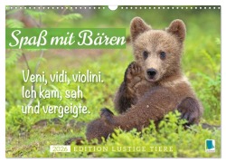 Cover-Bild zum Titel 'Spaß mit Bären: Edition lustige Tiere (Wandkalender 2026 DIN A3 quer), CALVENDO Monatskalender' von 'Calvendo Calvendo'