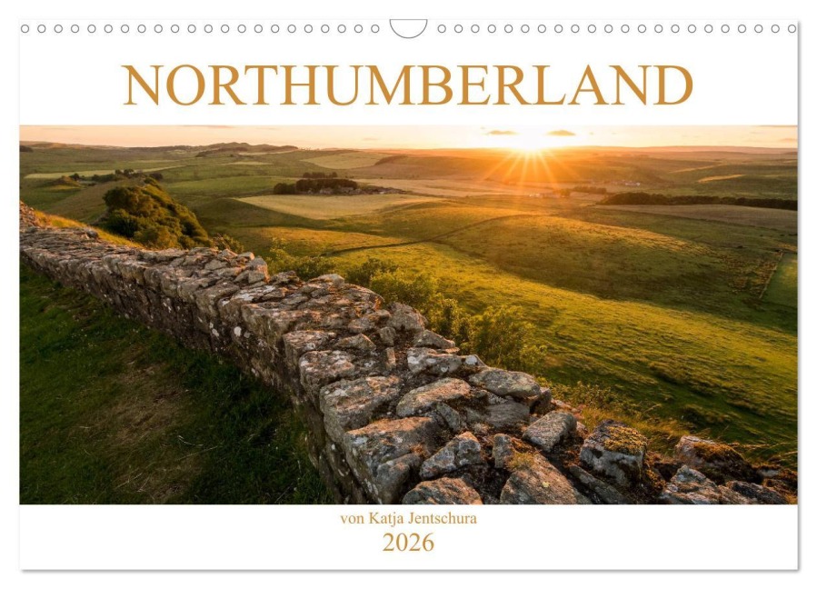 NORTHUMBERLAND 2026 (Wandkalender 2026 DIN A3 quer), CALVENDO Monatskalender - Katja Jentschura