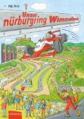 Cover-Bild zum Titel 'Unser Nürburgring Wimmelbuch' von 'Mele Brink'