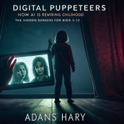Cover-Bild zum Titel 'Digital Puppeteers: How AI is Rewriting Childhood - The Hidden Dangers for Kids 5-12' von 'Adms Hary'