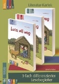 Cover-Bild zum Titel 'KidS - Literatur-Kartei: "Luca will weg". 3-fach differenzierter Lesebegleiter' von 'Annette Weber'