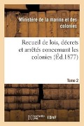 Cover-Bild zum Titel 'Recueil de Lois, Décrets Et Arrêtés Concernant Les Colonies' von 'Ministere de la Marine'