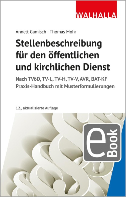 Stellenbeschreibung für den öffentlichen und kirchlichen Dienst - Annett Gamisch, Thomas Mohr