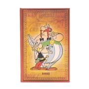 12-Monatskalender 2025 Asterix & Obelix, Mini, Horizontal - 