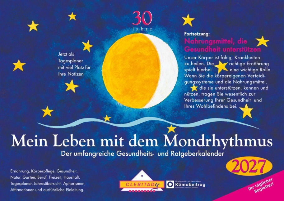 Mein Leben mit dem Mondrhythmus 2027 - Edith Stadig