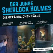 Cover-Bild zum Titel 'Der junge Sherlock Holmes, Die gefährlichen Fälle (Themen-Box), Folgen 1, 7, 24' von 'David Bredel, Florian Fickel'