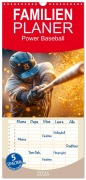 Cover-Bild zum Titel 'Familienplaner 2026 - Power Baseball mit 5 Spalten (Wandkalender, 21 x 45 cm) CALVENDO' von 'Peter Roder'