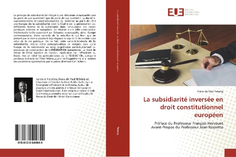 La subsidiarité inversée en droit constitutionnel européen - Franc de Paul Tetang