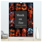 Cover-Bild zum Titel 'Musik on Fire (hochwertiger Premium Wandkalender 2026 DIN A2 hoch), Kunstdruck in Hochglanz' von 'Steffen Gierok-Latniak'