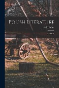 Cover-Bild zum Titel 'Polish Literature: a Lecture' von 'Nevill Forbes'