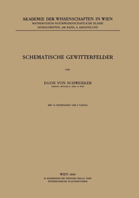 Schematische Gewitterfelder - Egon Von Schweidler